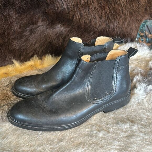 Sebago Classic Black Leather Men's Boots 10M (5225C) - Picture 5 of 6